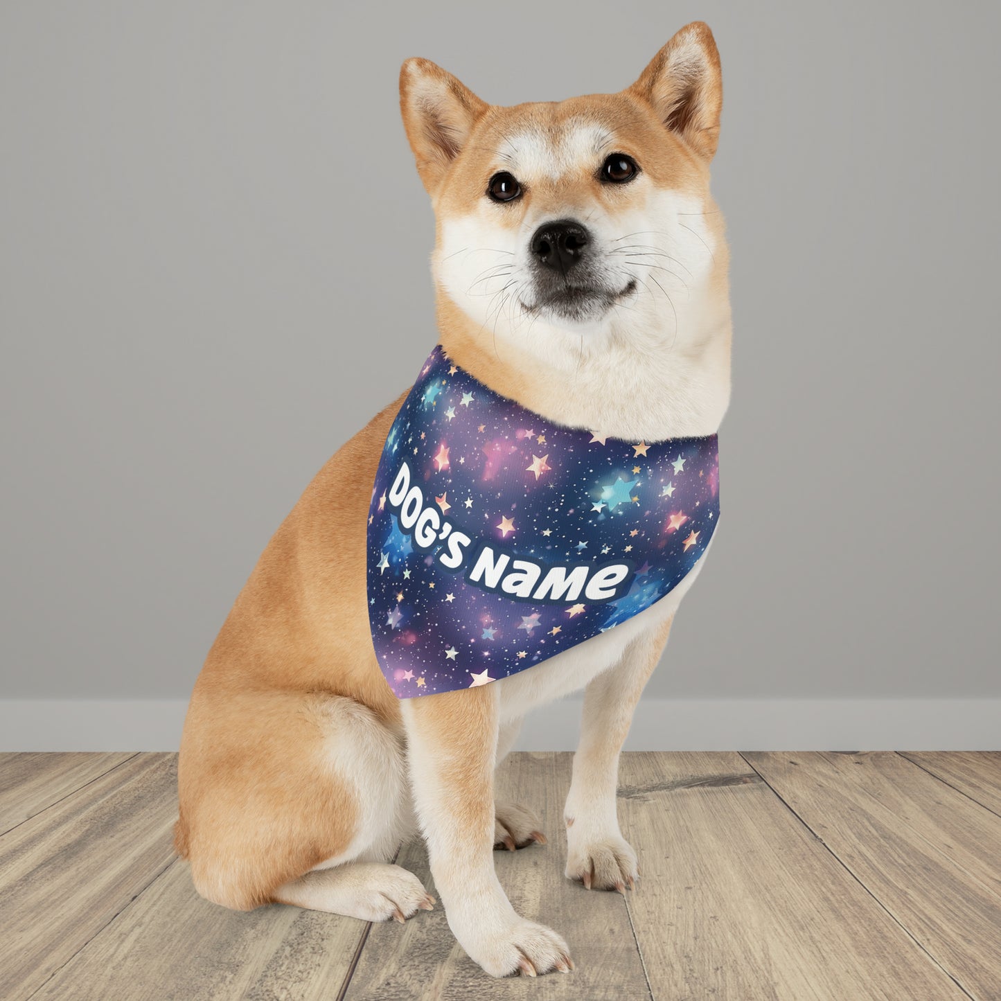 Galaxy Paws Personalized Pet Bandana with Adjustable Collar