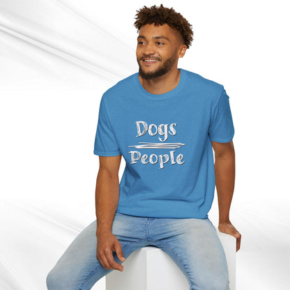 Dog Lover Unisex Tee "Dogs Over People"