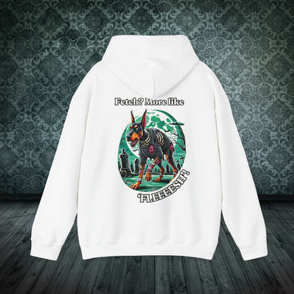 Halloween Doberman Zombie Hoodie