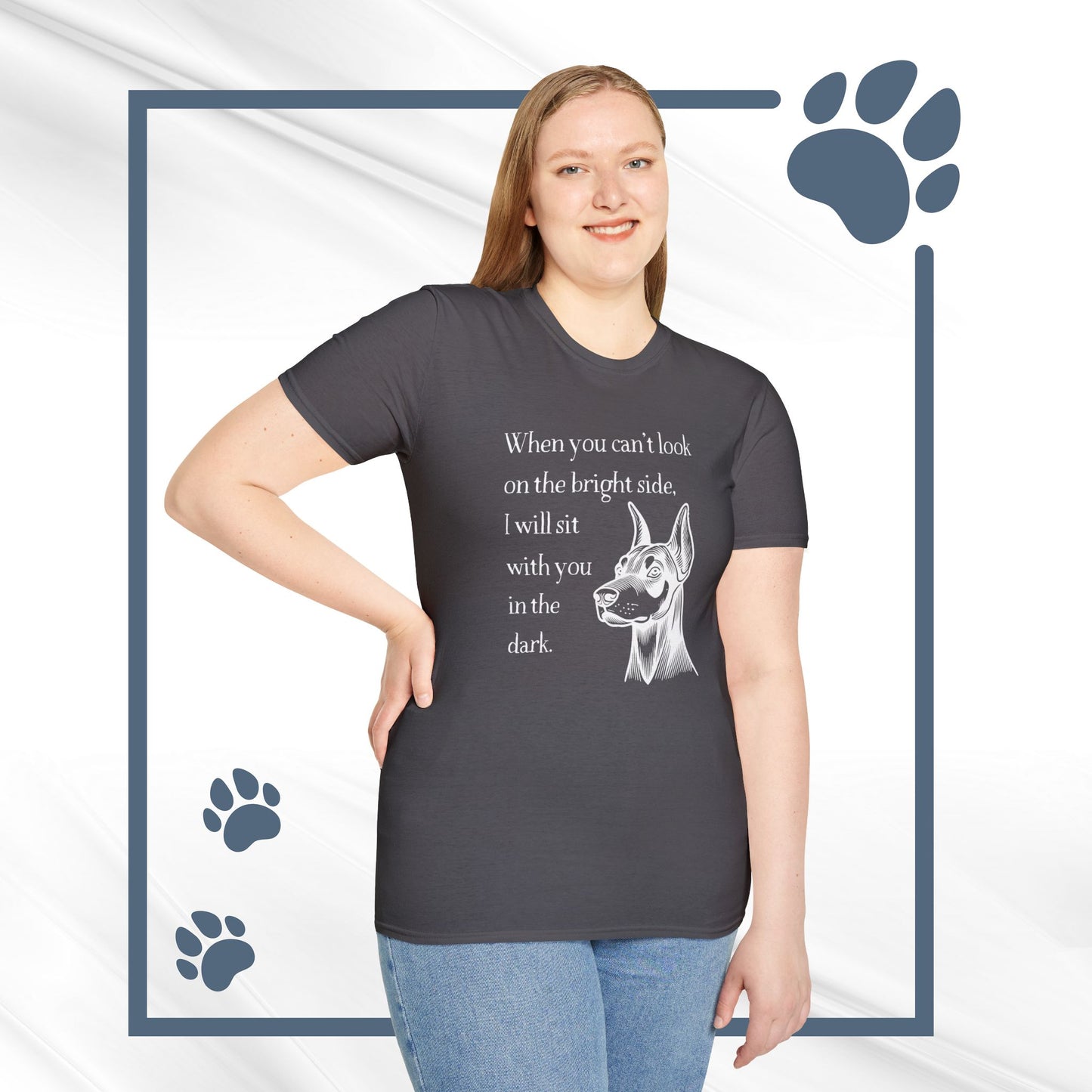 Doberman Quote Softstyle T-Shirt