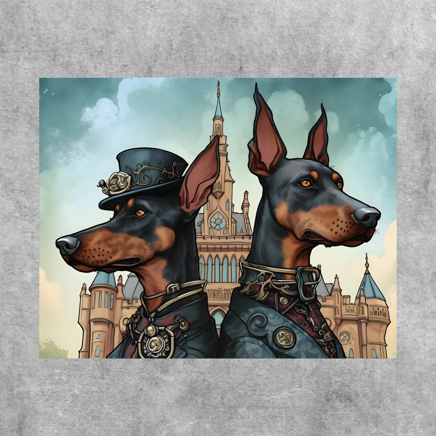 Steampunk DoberDuo