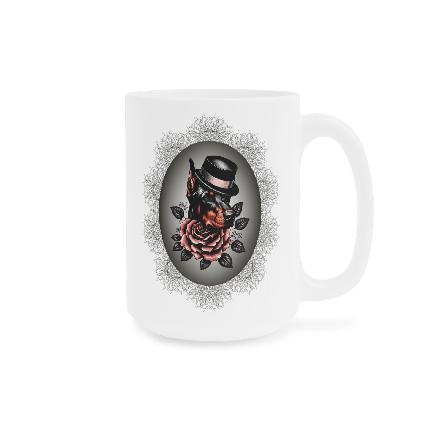 Dapper Doberman Elegance Coffee Mug