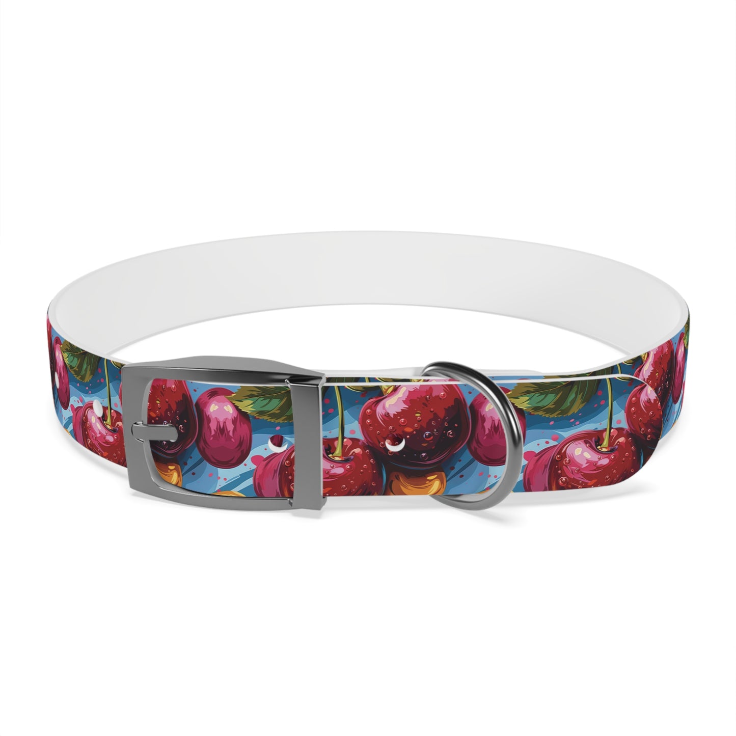 Cherries Pattern Dog Collar