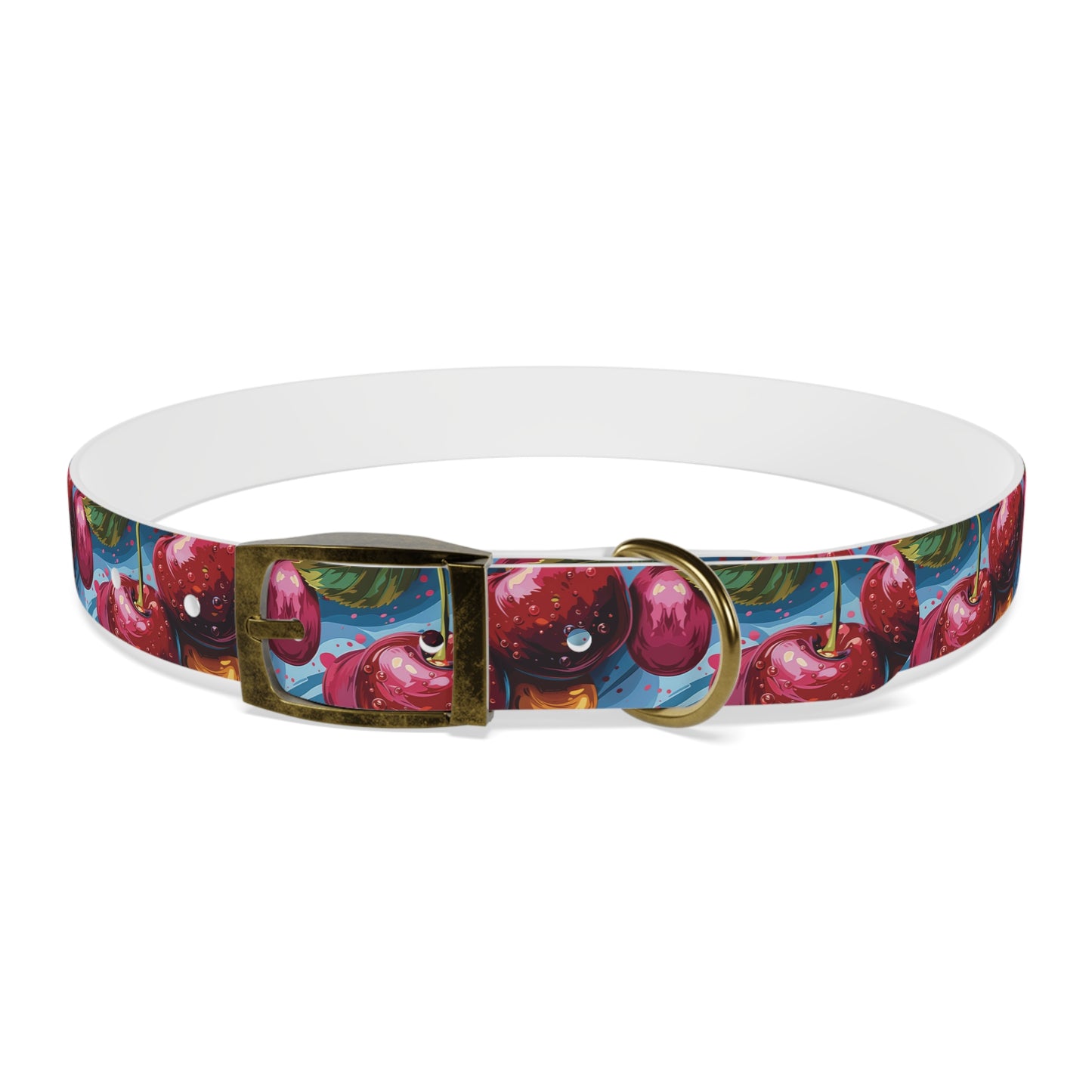 Cherries Pattern Dog Collar