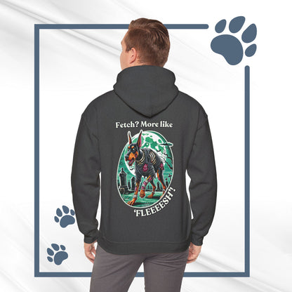 Halloween Doberman Zombie Hoodie