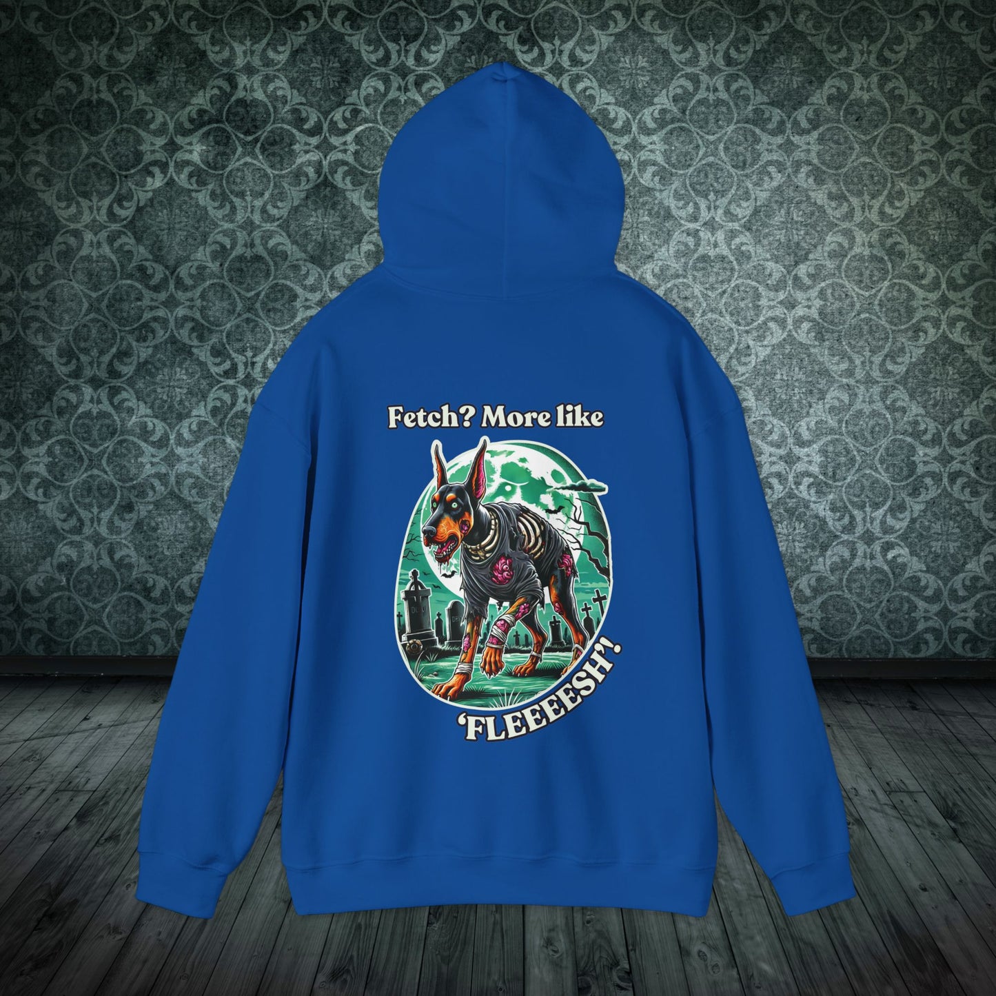 Halloween Doberman Zombie Hoodie