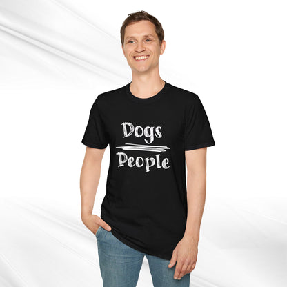 Dog Lover Unisex Tee "Dogs Over People"