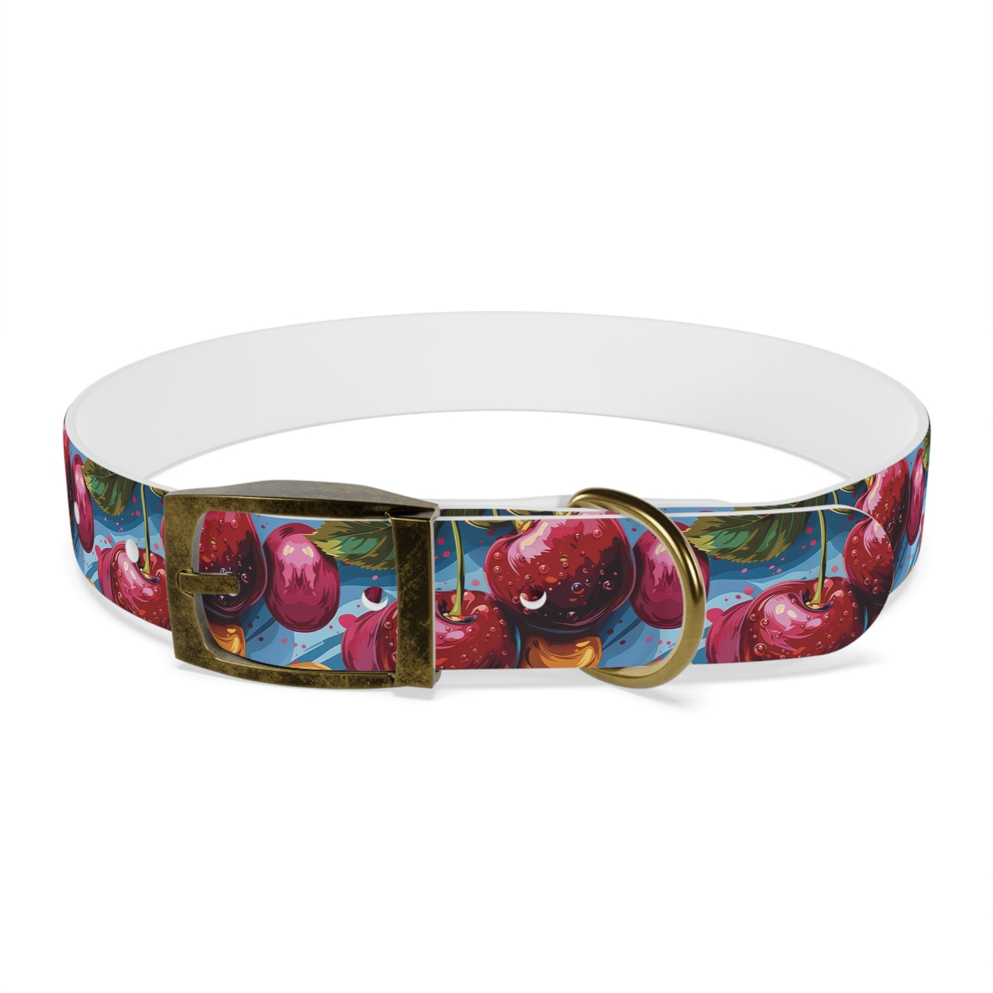 Cherries Pattern Dog Collar