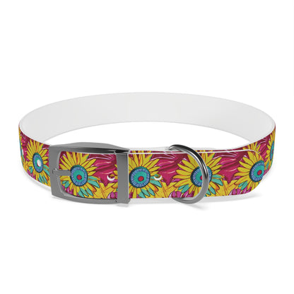 Daisies Pattern Dog Collar