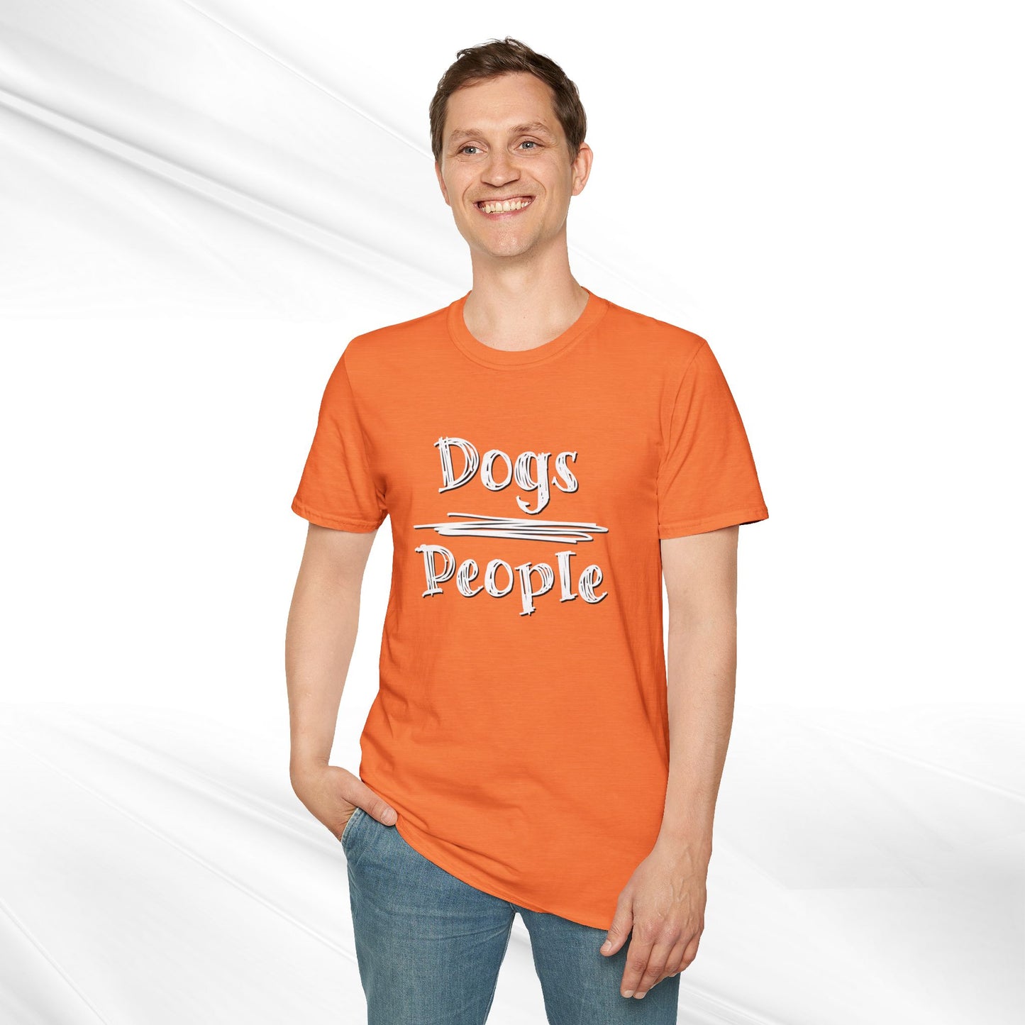 Dog Lover Unisex Tee "Dogs Over People"