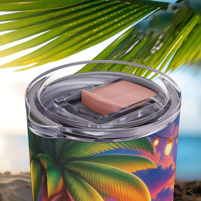 Doberman Beach Party 20oz Stainless Steel Tumbler