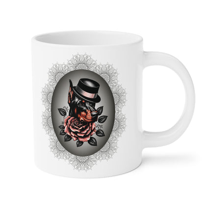 Dapper Doberman Elegance Coffee Mug