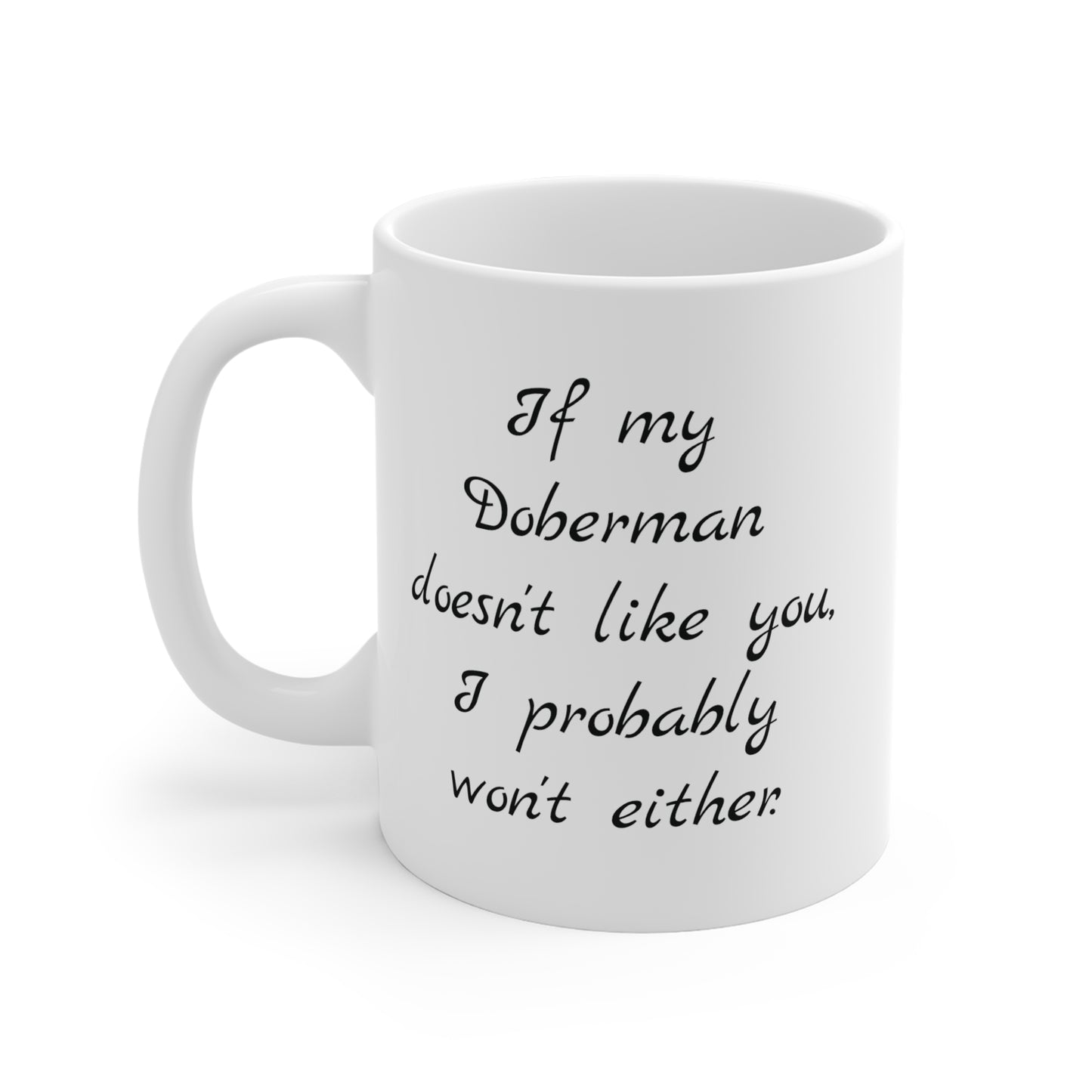 Dapper Doberman Elegance Coffee Mug