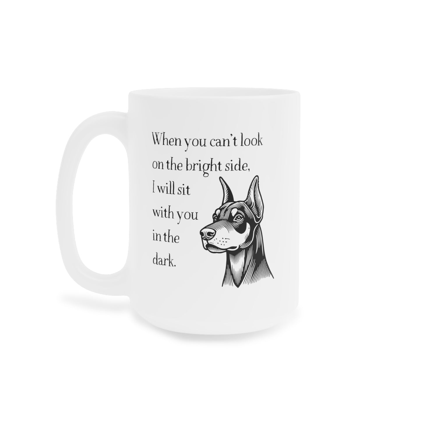 Forever Loyal Doberman Ceramic Mug