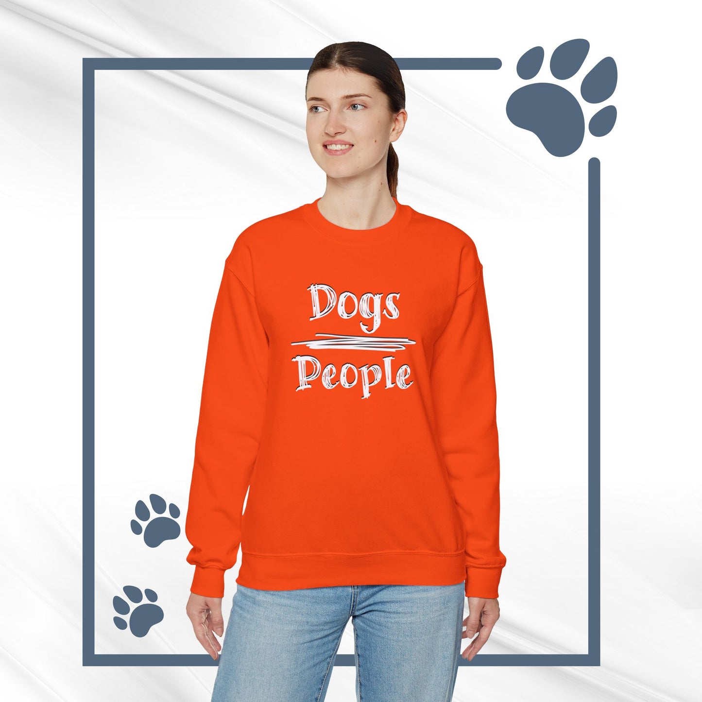 Dogs Over People Crewneck Sweatshirt