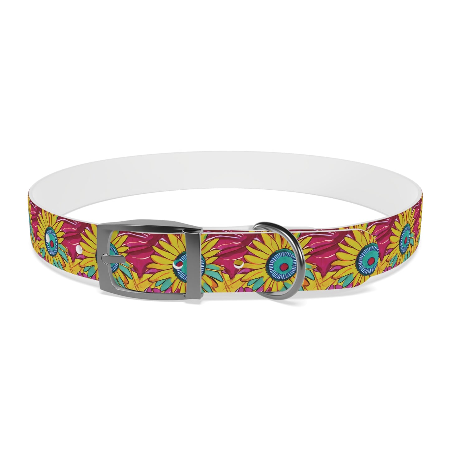 Daisies Pattern Dog Collar