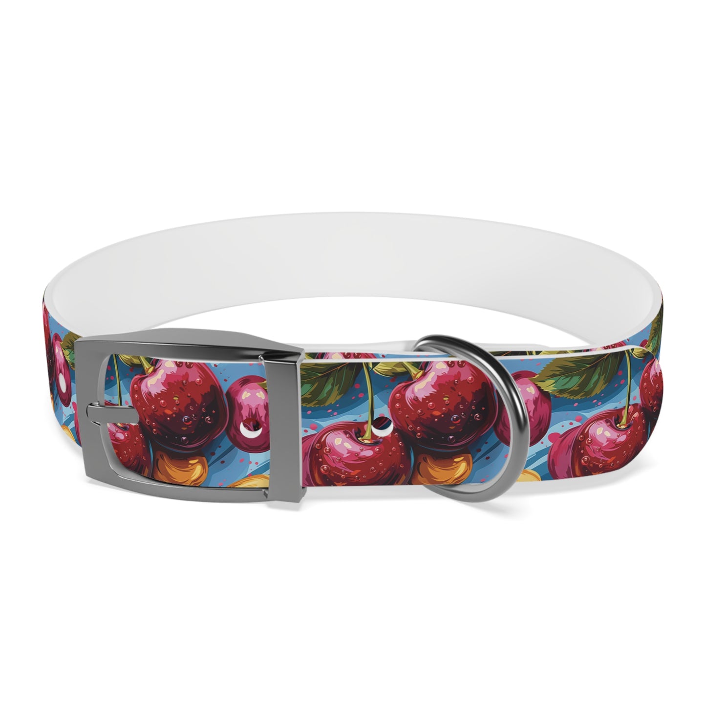 Cherries Pattern Dog Collar