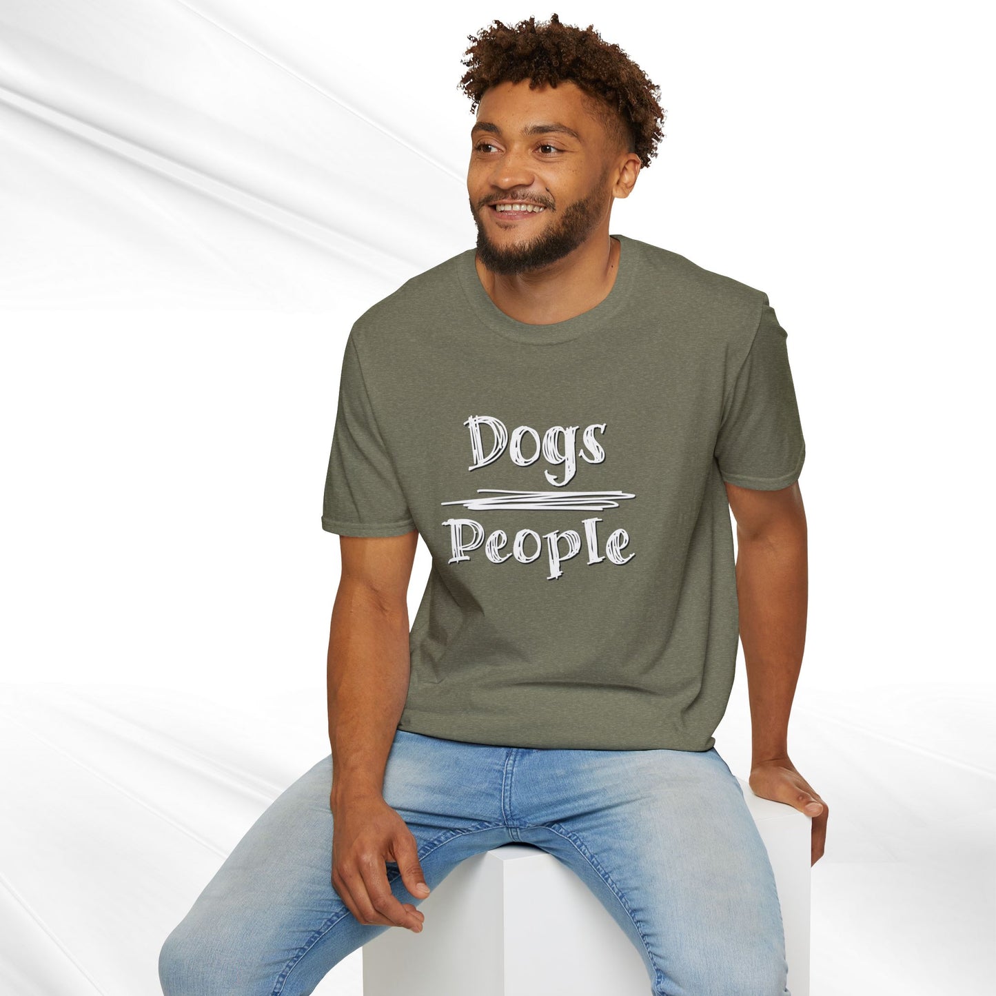 Dog Lover Unisex Tee "Dogs Over People"