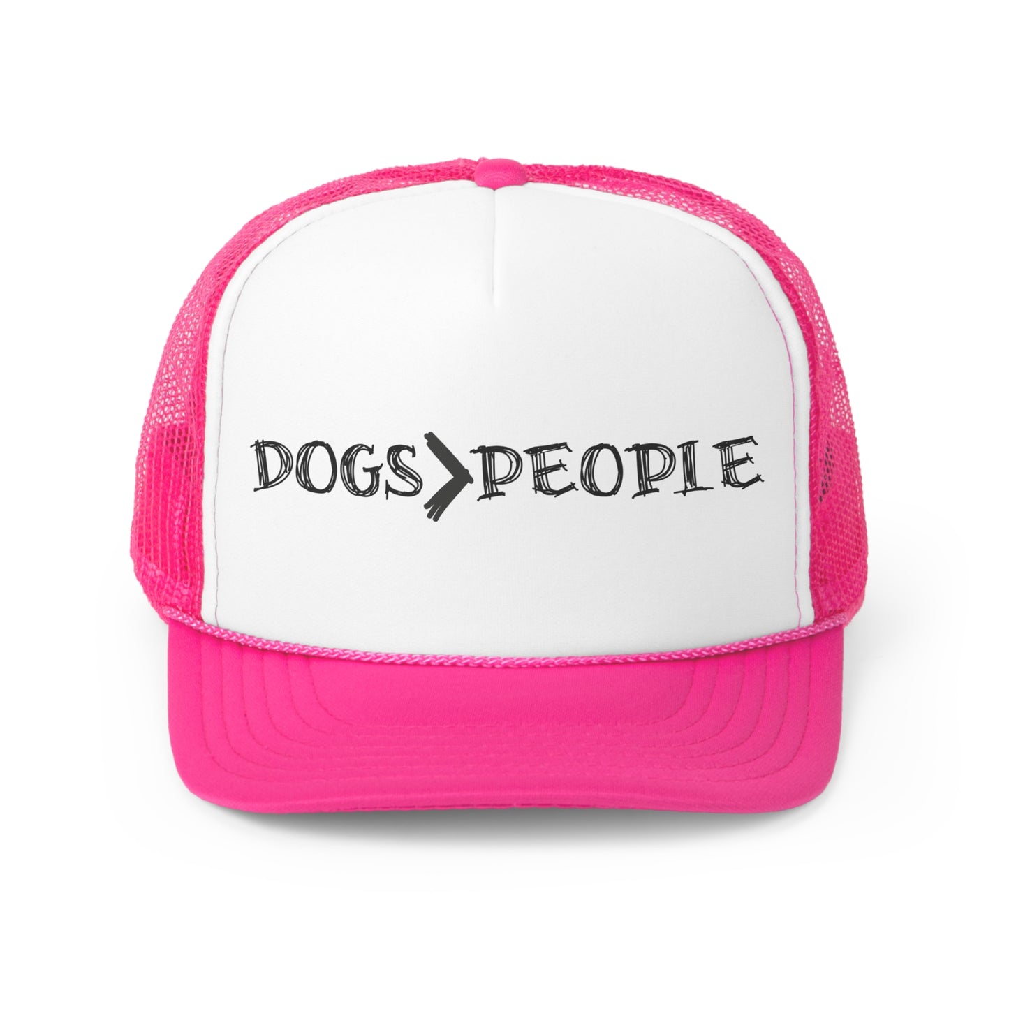 Dogs > People Trucker Hat for the Fashion-Forward Dog Lover