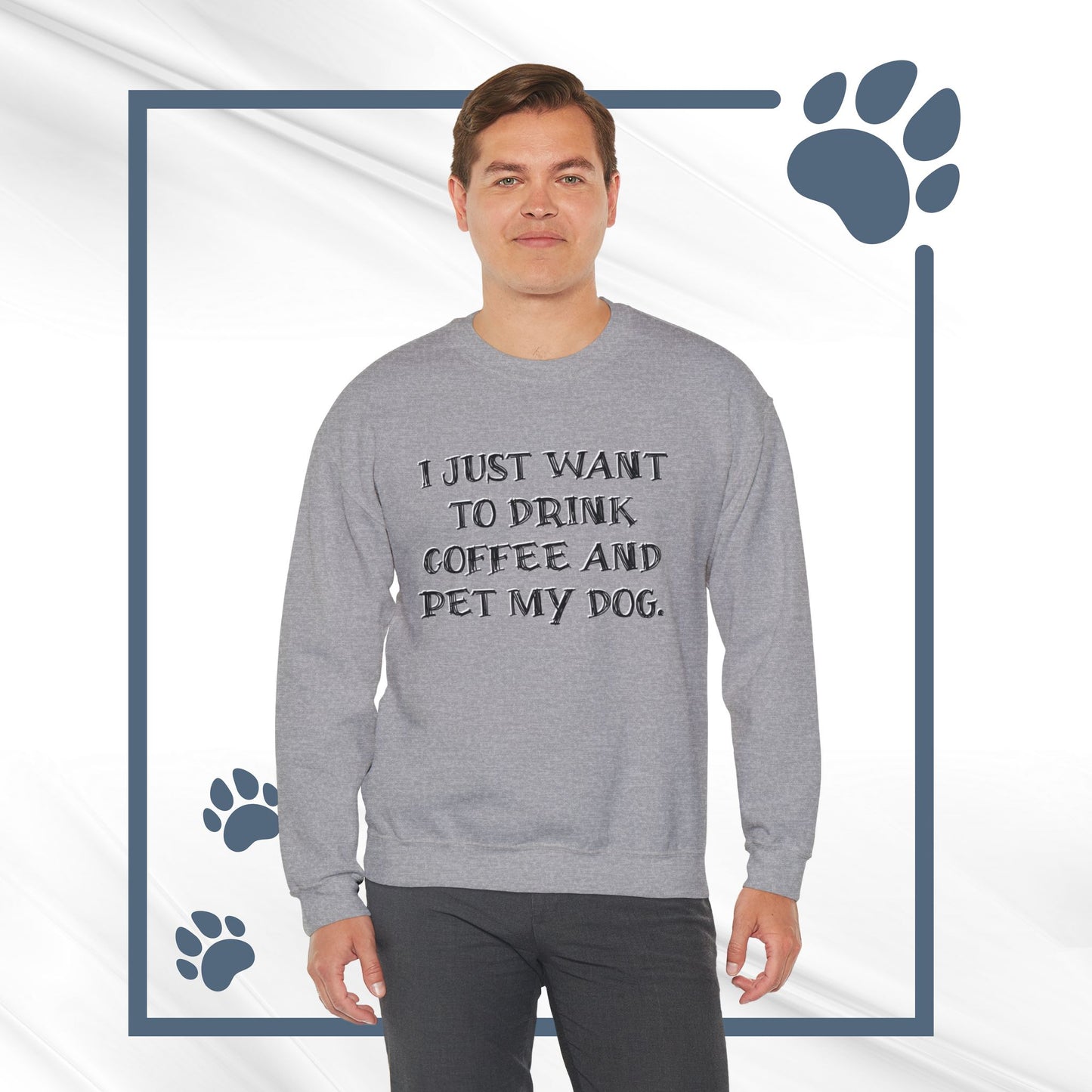 Coffee & Canines Crewneck Sweatshirt