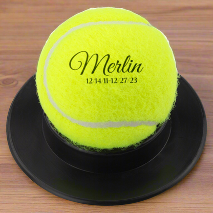 Pet Memorial Tennis Ball with Stand