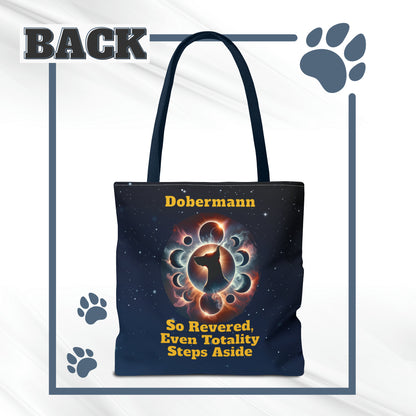 Cosmic Doberman All Over Printed Tote Bag