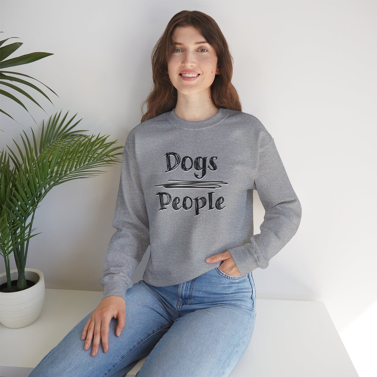 Dogs Over People Crewneck Sweatshirt