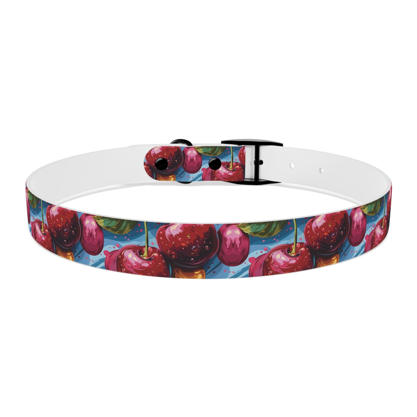 Cherries Pattern Dog Collar