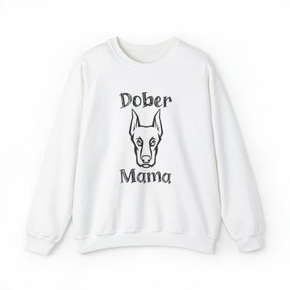 Proud Dober Mom Crewneck Sweatshirt