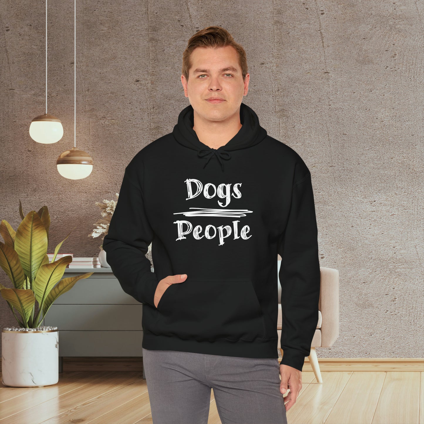 Dogs > People Hoodie