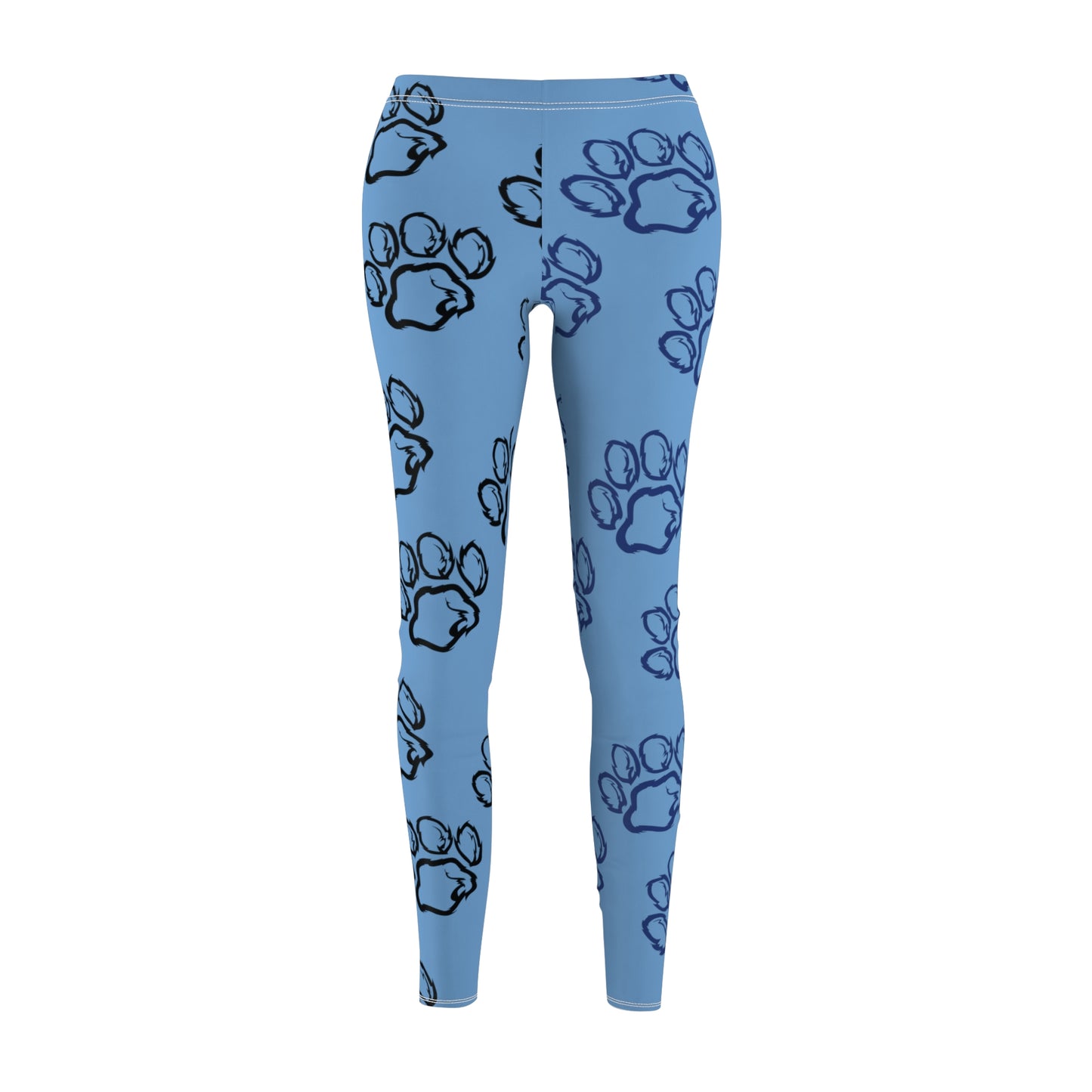 Blue Paw Print Passion Leggings