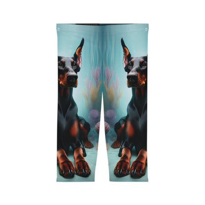 Underwater Dobie Capri Leggings