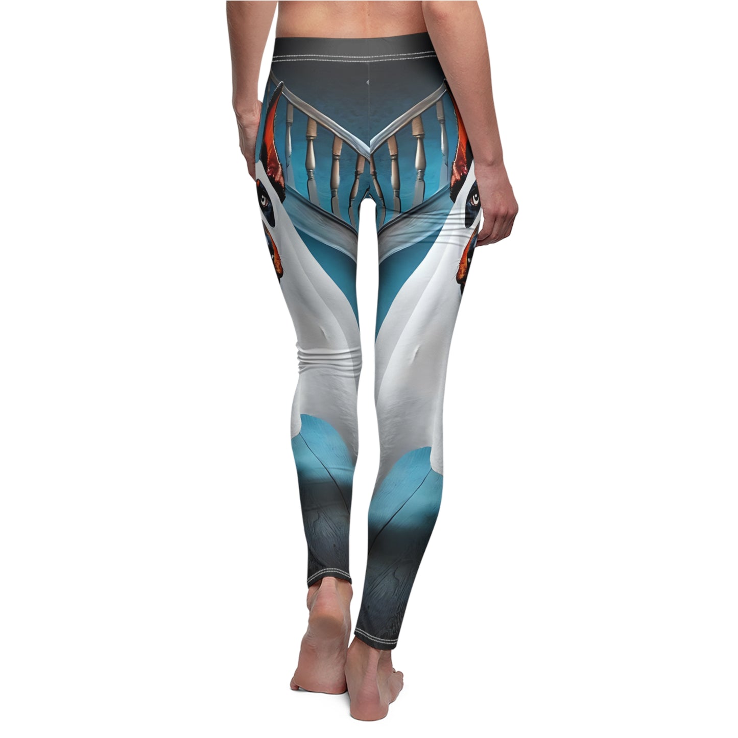 Dobie Ghost Halloween Leggings