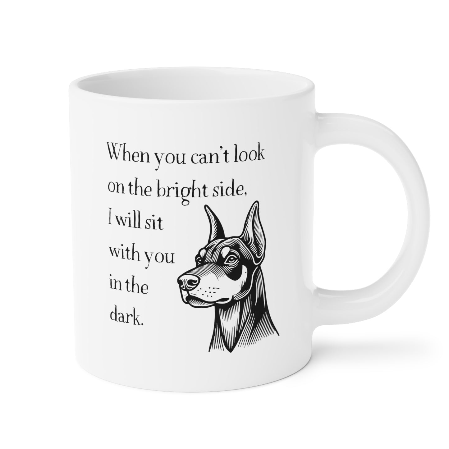 Forever Loyal Doberman Ceramic Mug