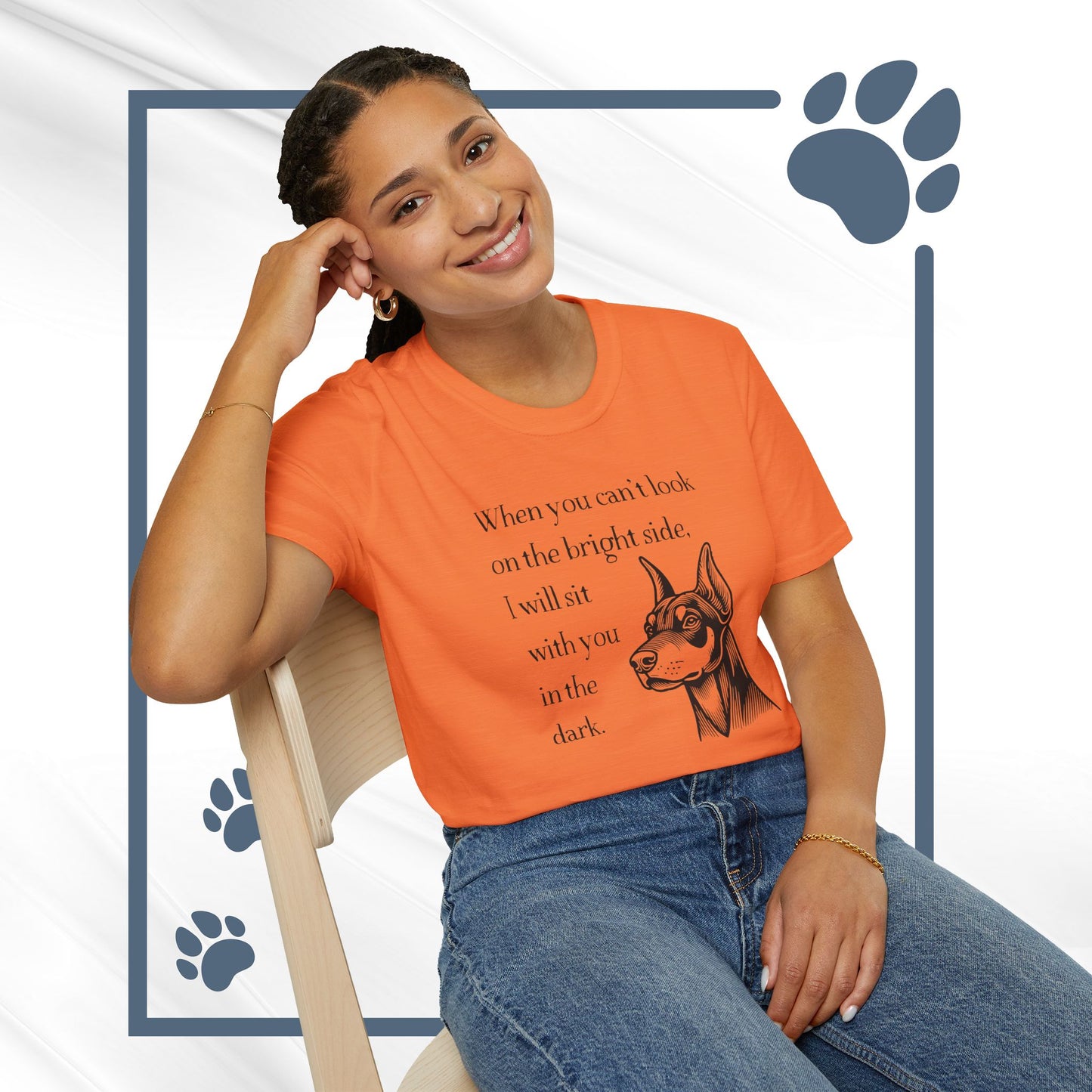 Doberman Quote Softstyle T-Shirt