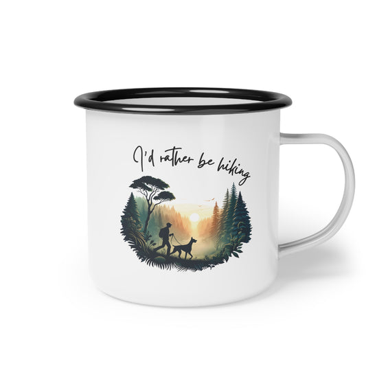 I'd rather be hiking Enamel Camp Cup