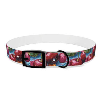 Cherries Pattern Dog Collar