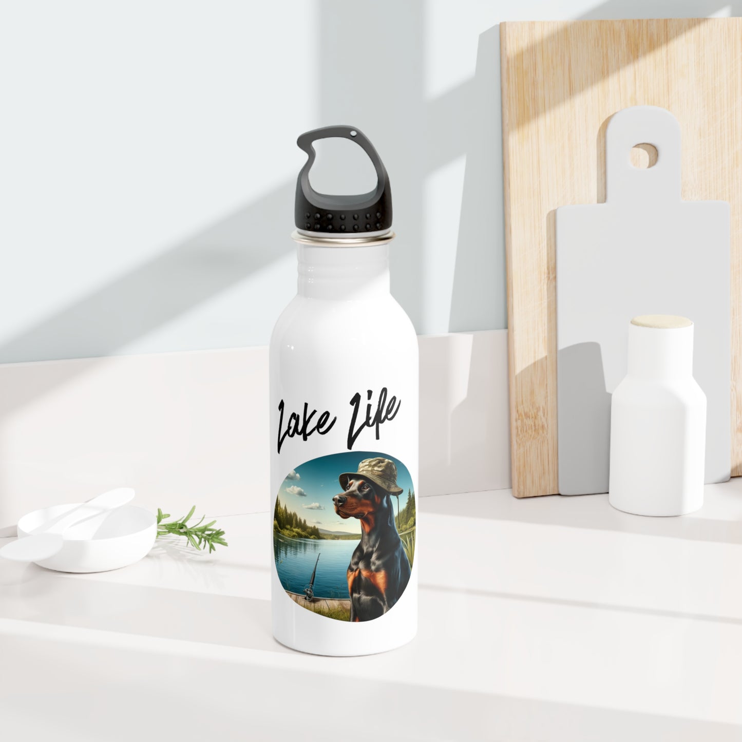 Lake Life Steel Water Bottle