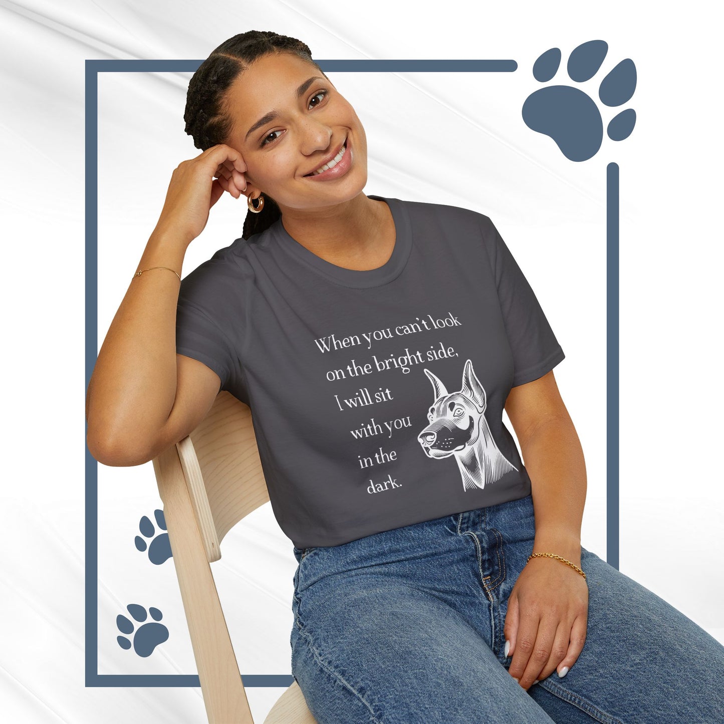 Doberman Quote Softstyle T-Shirt