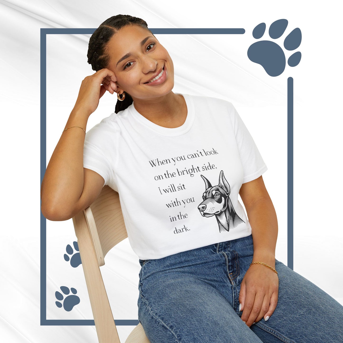 Doberman Quote Softstyle T-Shirt