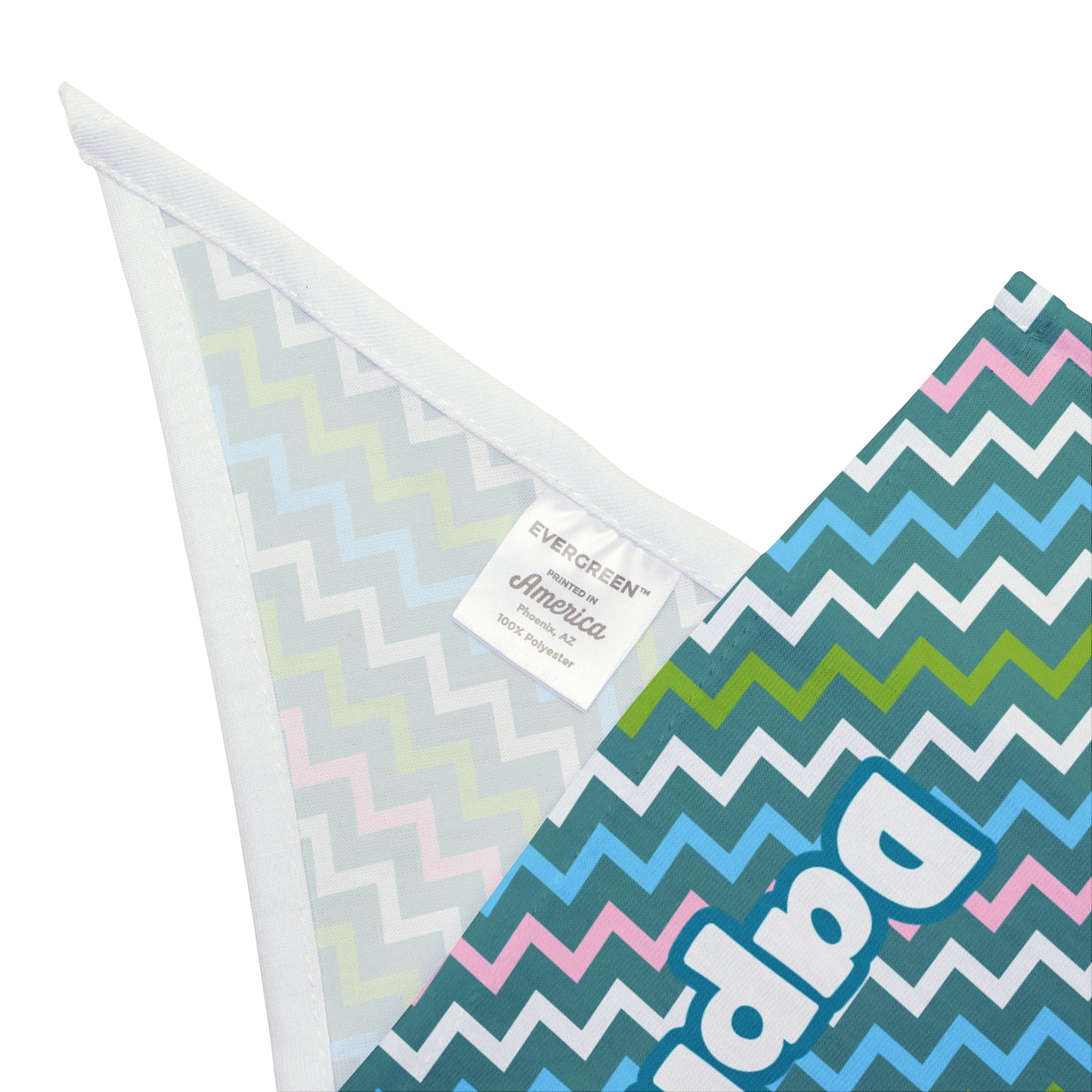 Personalized Zig Zag Pet Bandana