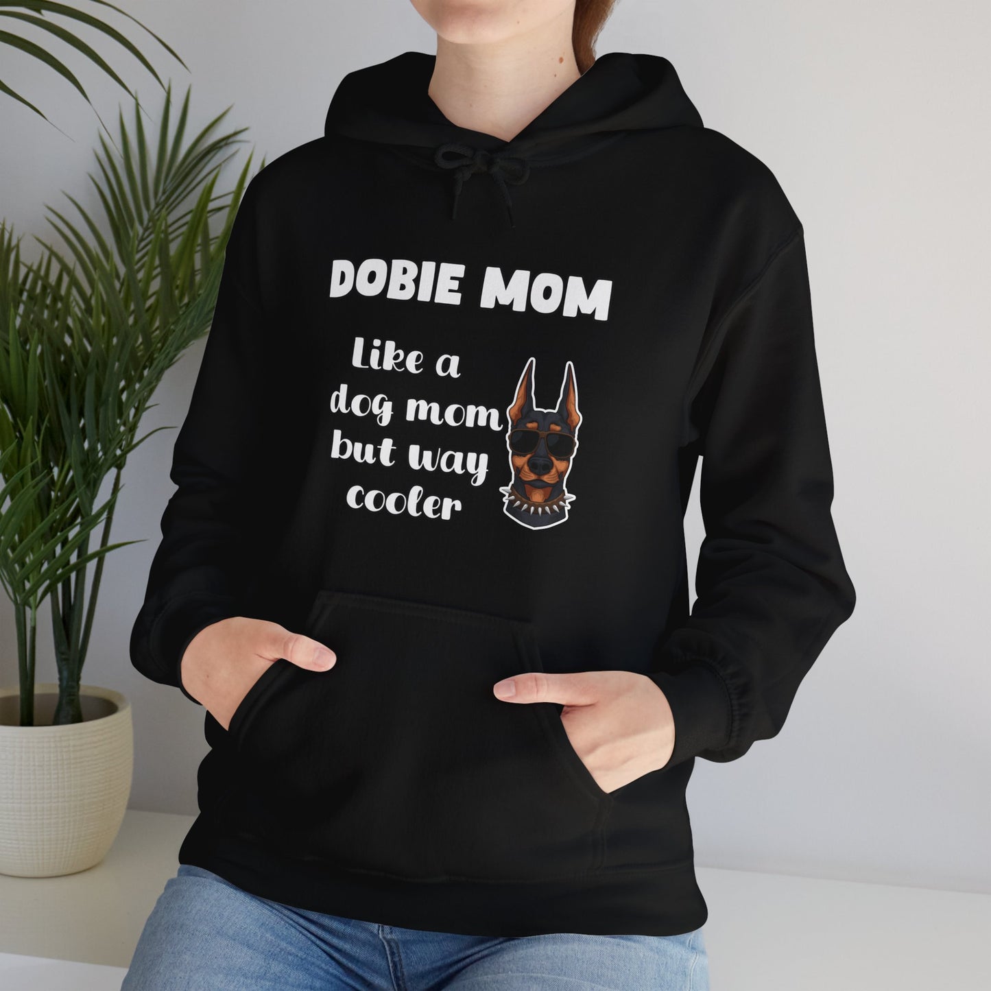 Dobie Mom Hoodie