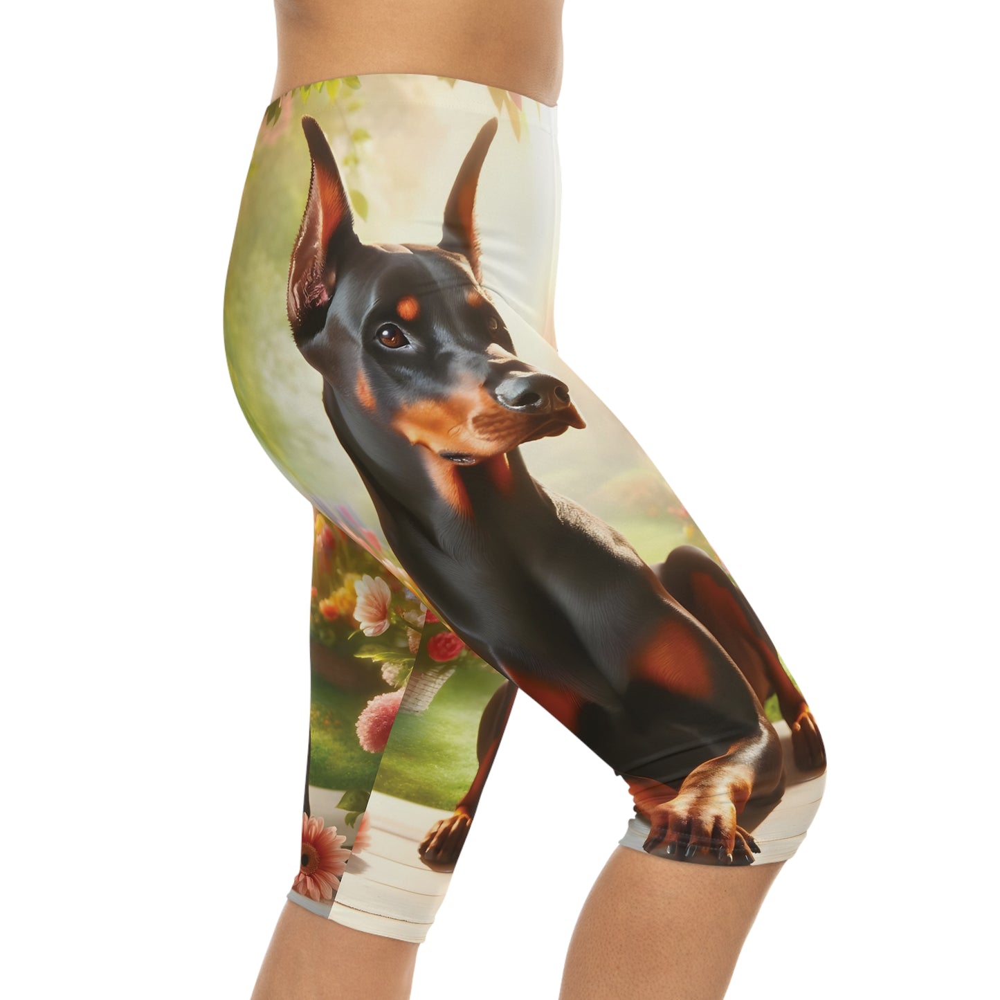 Garden Dobie Capri Leggings