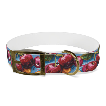 Cherries Pattern Dog Collar