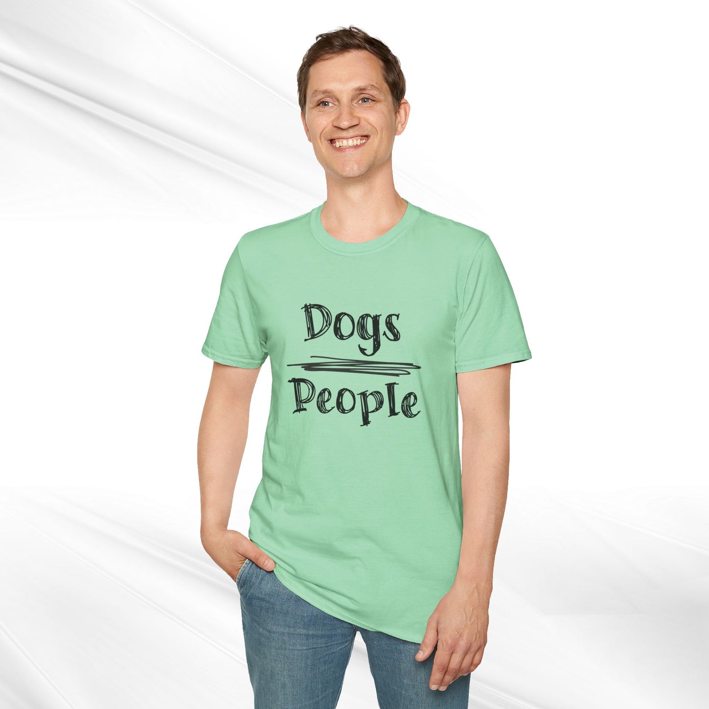 Dog Lover Unisex Tee "Dogs Over People"