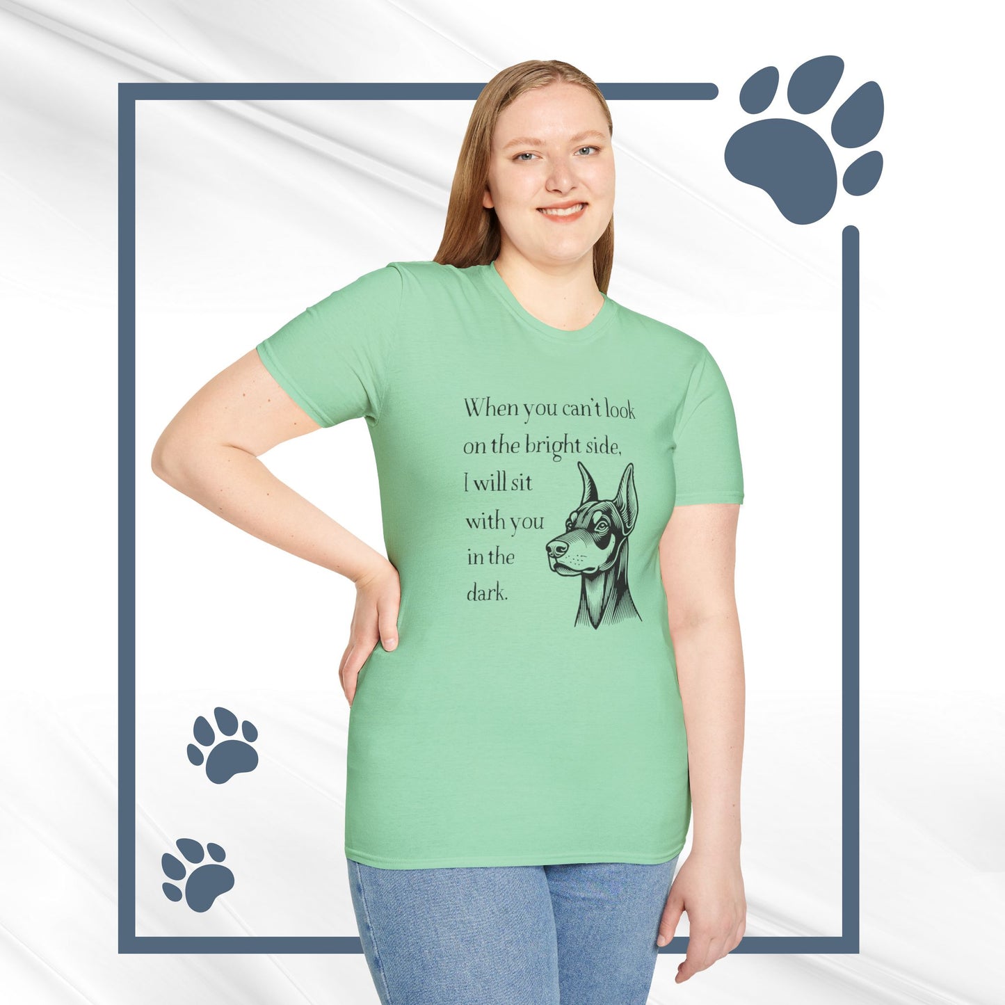 Doberman Quote Softstyle T-Shirt