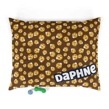 Personalized Emoji Dog Bed Bed