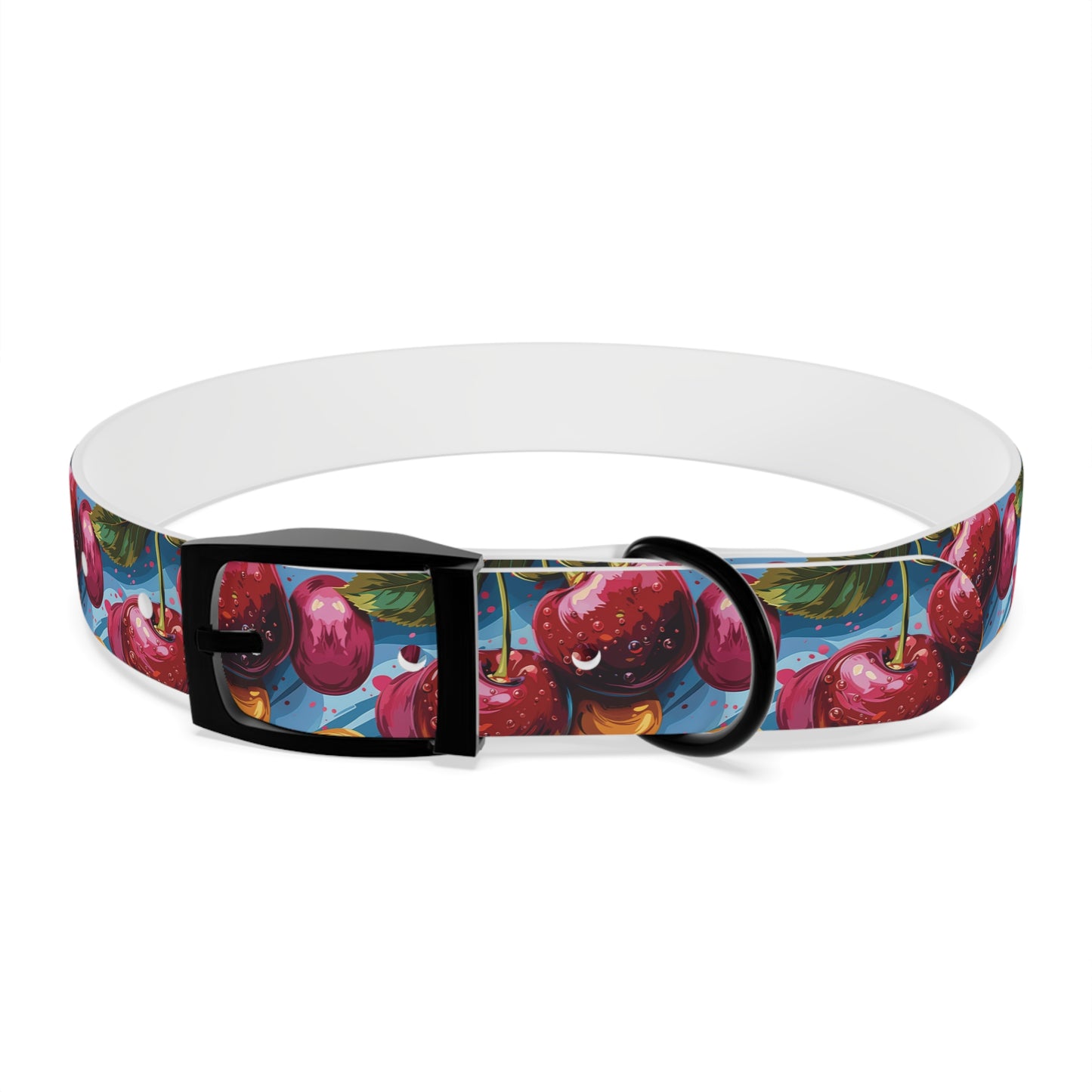 Cherries Pattern Dog Collar