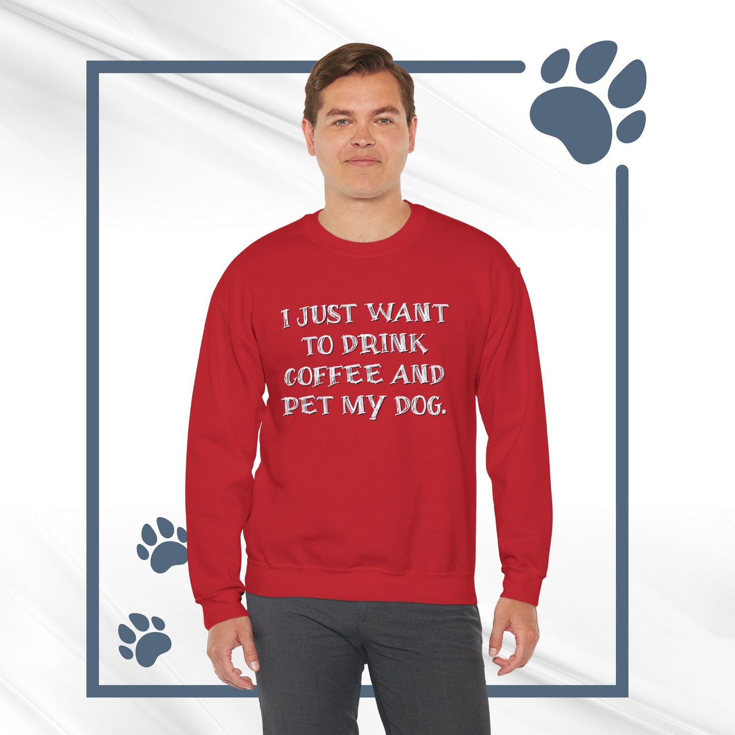 Coffee & Canines Crewneck Sweatshirt