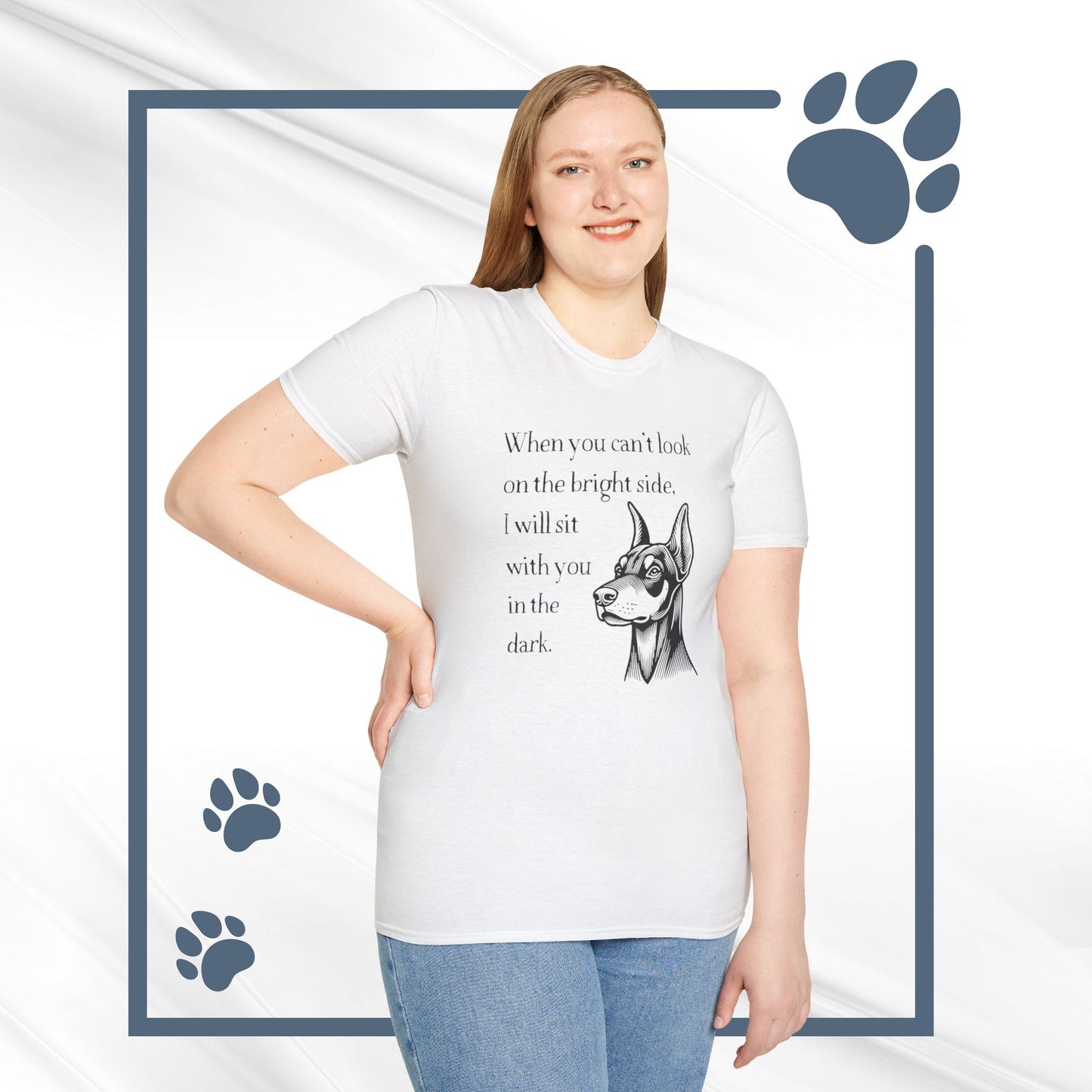 Doberman Quote Softstyle T-Shirt